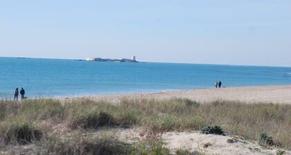 CHALET 2. 500 m2 yksityinen uima-allas, LA BARROSA BEACH, 4 km päässä