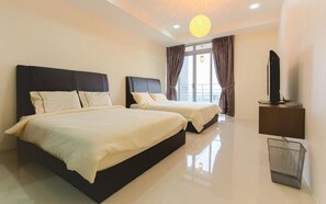 룸 (Studio Room for 4) | 객실 내 금고, 책상, 암막 커튼, 다리미/다리미판