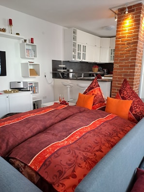 1 Schlafzimmer, Zimmersafe, Bügeleisen/Bügelbrett, Reisekinderbett