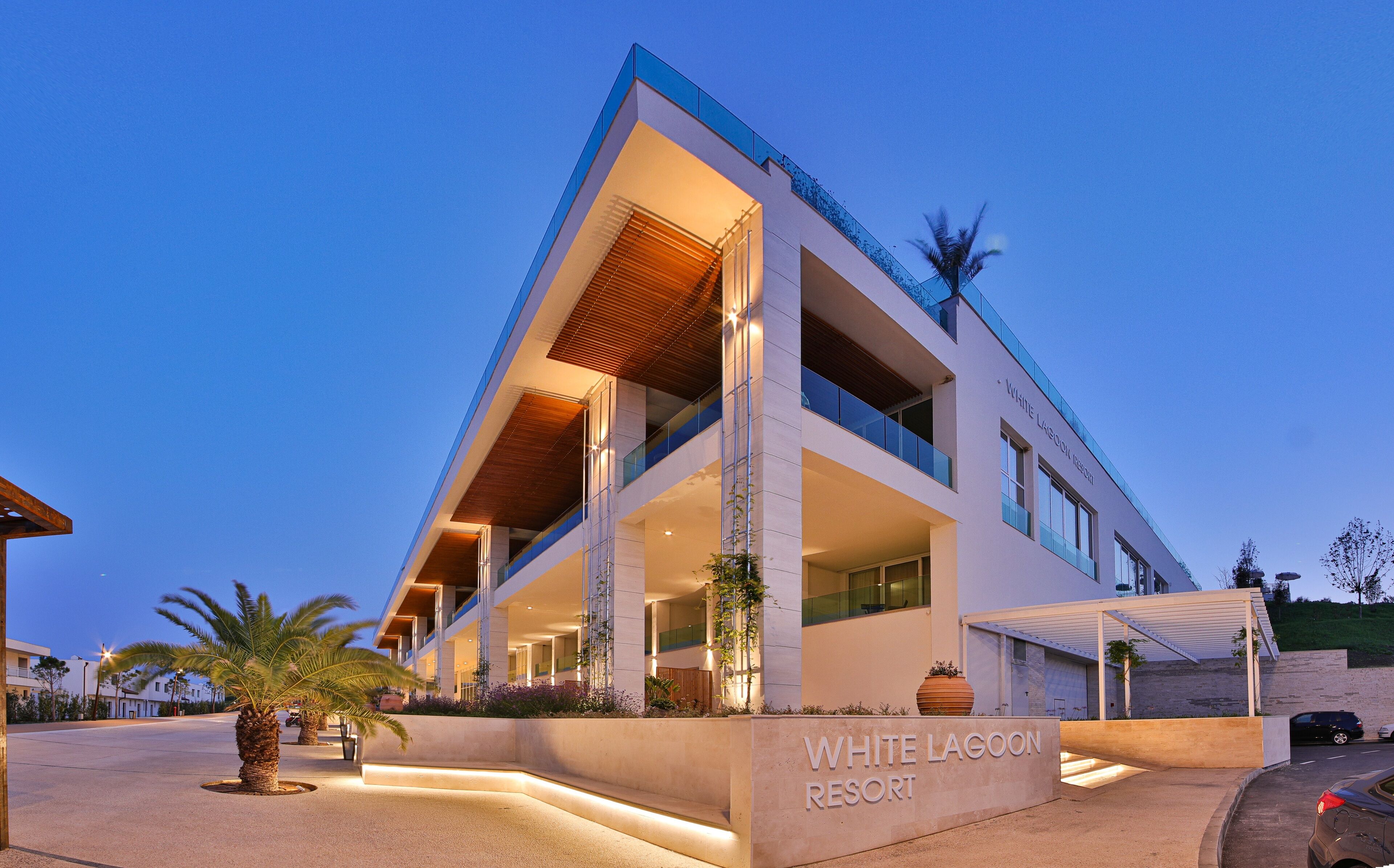 Front of property - evening/night