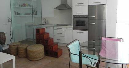 In the middle of the old town of Conil, furnished roof terrace with sea view, gas grill, modern furniture - Casa Magallanes -