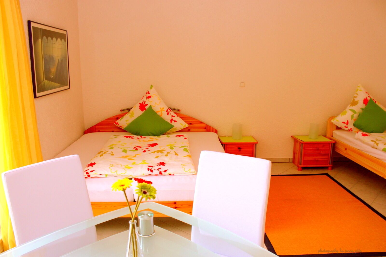 modern pension on the mountain road