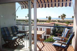 Interior - Sea view, only 100 m to the sandy beach in Conil, furnished balcony and shared roof terrace - apt. De Dios - (Conil de la Frontera)