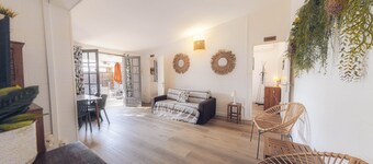 BUNGALOW T3 en residencia con jardín tropical a 300 m de la laguna