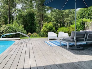 Outdoor pool - BRIGHT VILLA WITH POOL (Moliets-et-Maa)