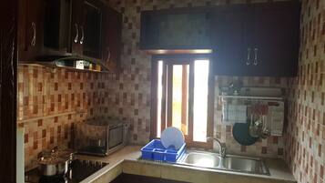 KĂŒhlschrank, Mikrowelle, Ofen, Herdplatte