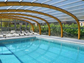 Una piscina climatizada