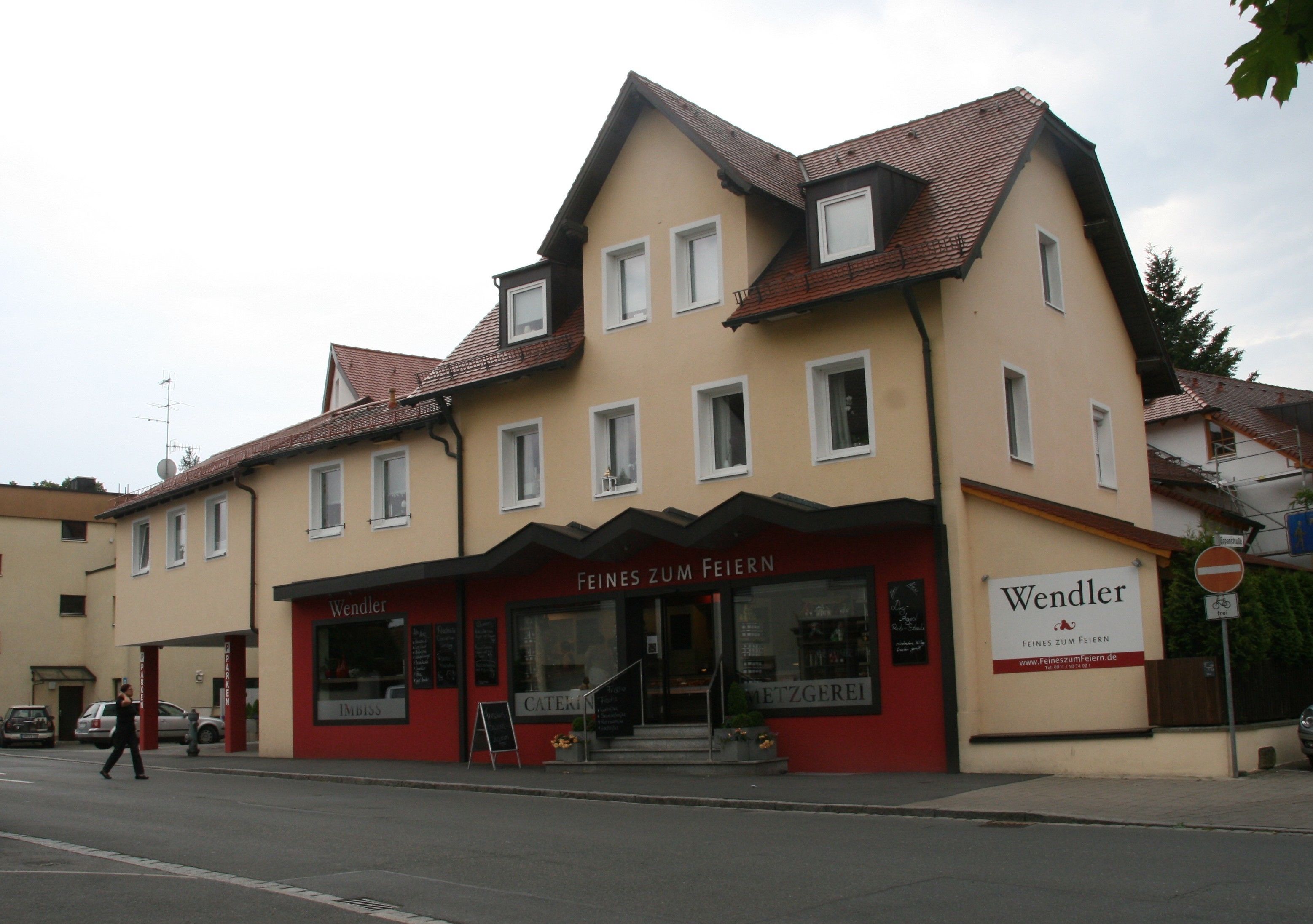 Fassade der Unterkunft