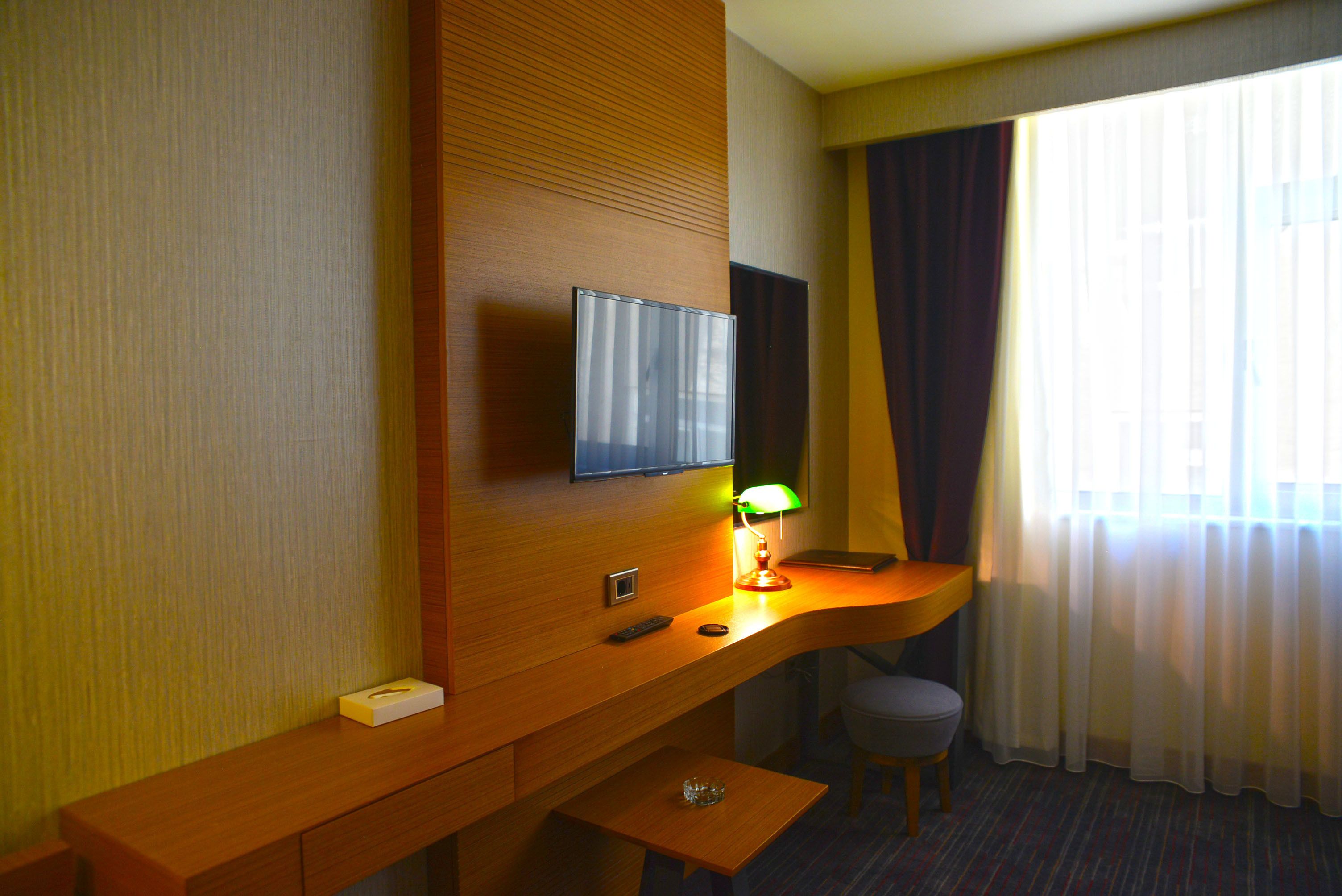 minibar, in-room safe, desk, blackout curtains