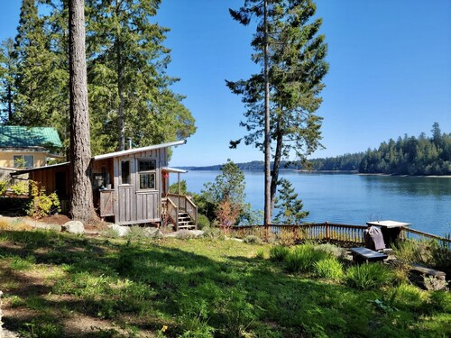 Waterfront Cottage, The Captains Cabin is a romantic, remote spot in the PNW.
