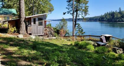 Waterfront Cottage, The Captains Cabin is a romantic, remote spot in the PNW.