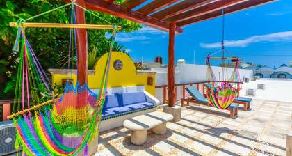 Suite Ă une chambre, sereine, piscine, jardins, terrasse sur le toit avec vue