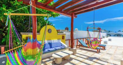Suite mit 1 Schlafzimmer, ruhig, Pool, Gärten, Dachterrasse mit Aussicht