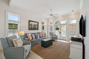 TV, DVD player, offices