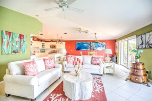 Een televisie en een dvd-speler