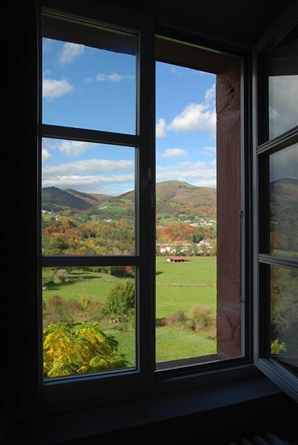 Double Room, Non Smoking, Mountain View | View from room - Zilbetinea (Baztan)