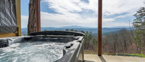 Baignoire à remous extérieure