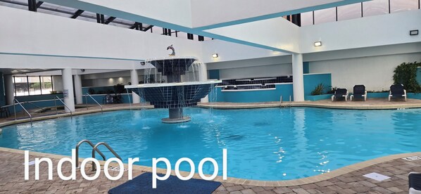 Indoor pool, outdoor pool