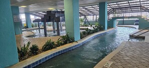 Indoor pool, outdoor pool