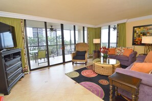 TV - Sanibel Harbour Resort Harbour Tower 311:   Outstanding sunsets and views of the water (Fort Myers)