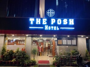Front of property -  The Posh Hotel near Mall Road with Hassle Free Covered Parking (Dharamshala)