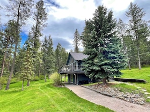 Exterior - Tree Top Cabin with access to Flathead Lake (Rollins)