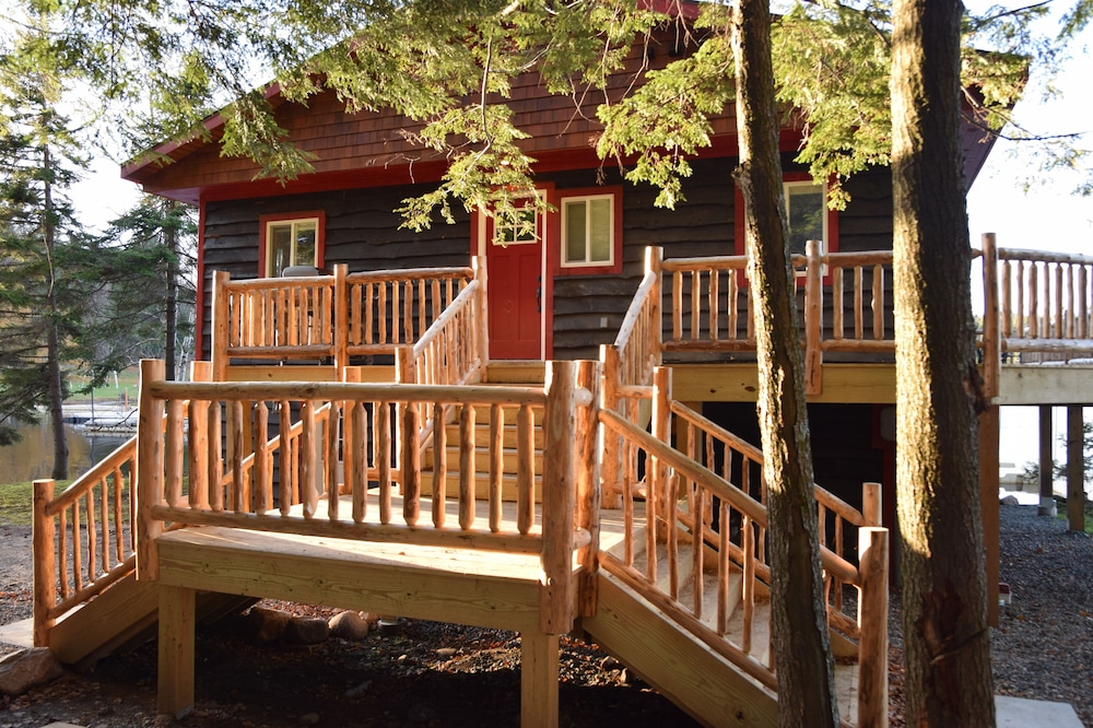 Boathouse on Tupper Lake