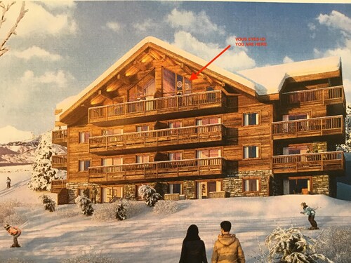 New luxury apartment, sleeps 6, Résidence L'Odyssée, La Toussuire