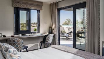 Acropolis Loft | 1 bedroom, Egyptian cotton sheets, premium bedding, in-room safe