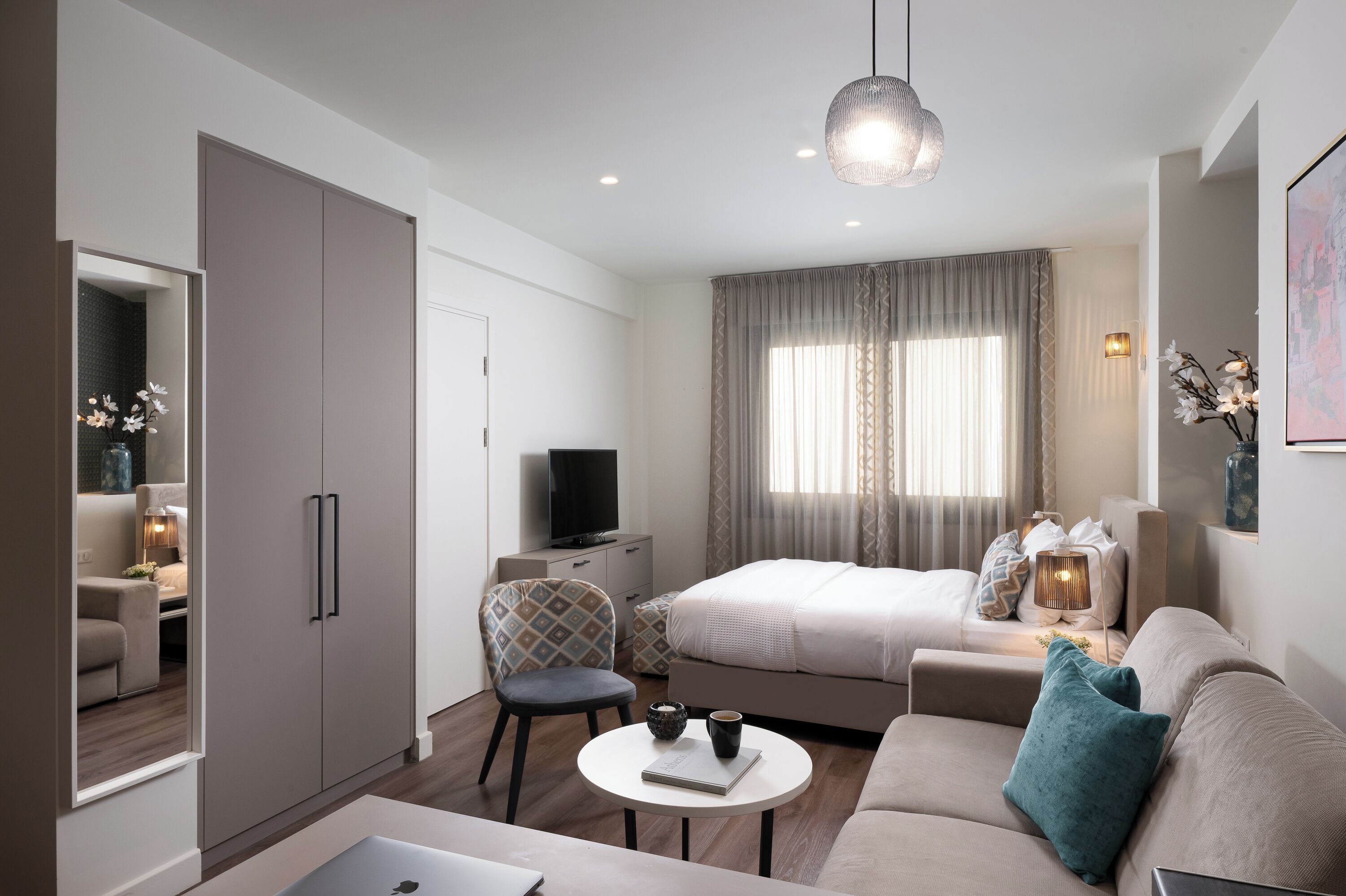 1 Schlafzimmer, Bettwäsche aus ägyptischer Baumwolle