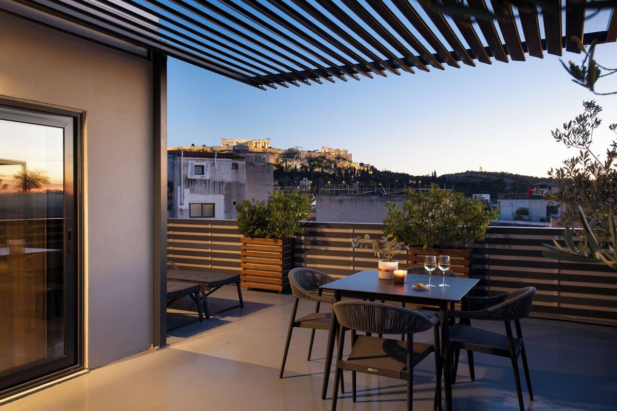 Acropolis Loft | Terrasse/patio