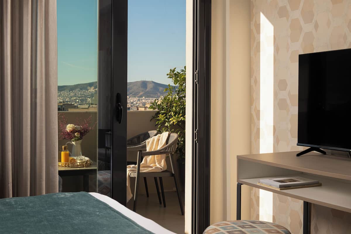 Superior-Zimmer, Balkon (Acropolis View) | Terrasse/Patio