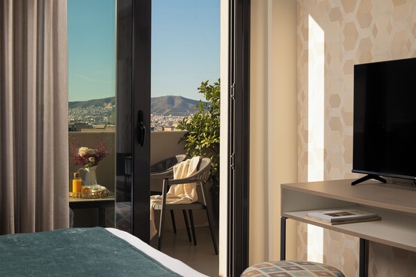 Camera Superior, balcone (Acropolis View) | Terrazza/patio