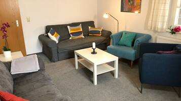 Apartemen (FeWo Fernsicht) | Tempat tidur bayi (biaya tambahan) dan tempat tidur lipat/tambahan