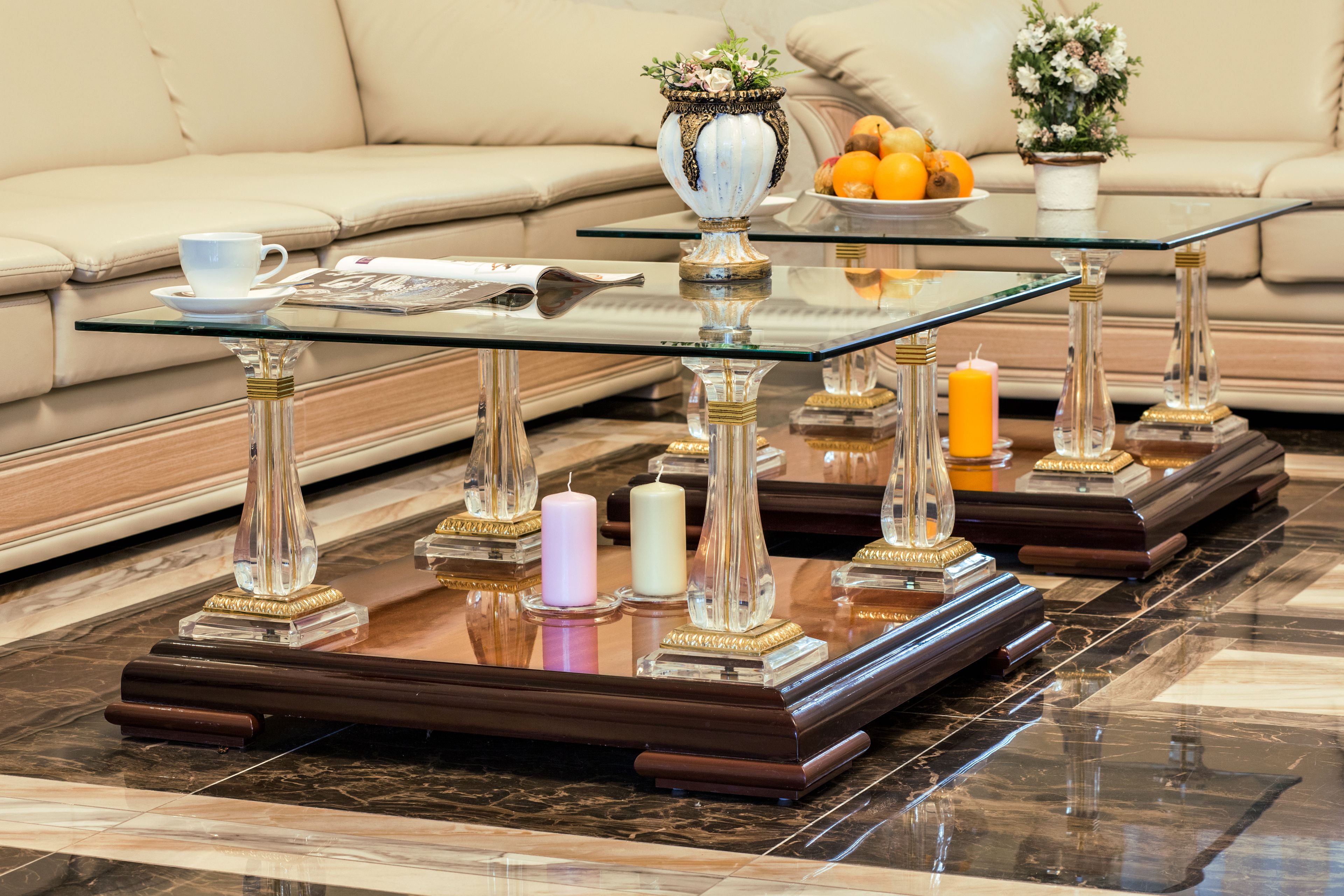 Coin salon dans le hall