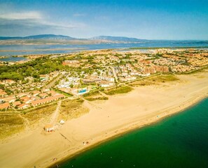 Aerial view - Camping des Rives des Corbieres (Leucate)