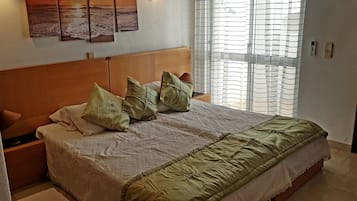 2 bedrooms, in-room safe, iron/ironing board, WiFi