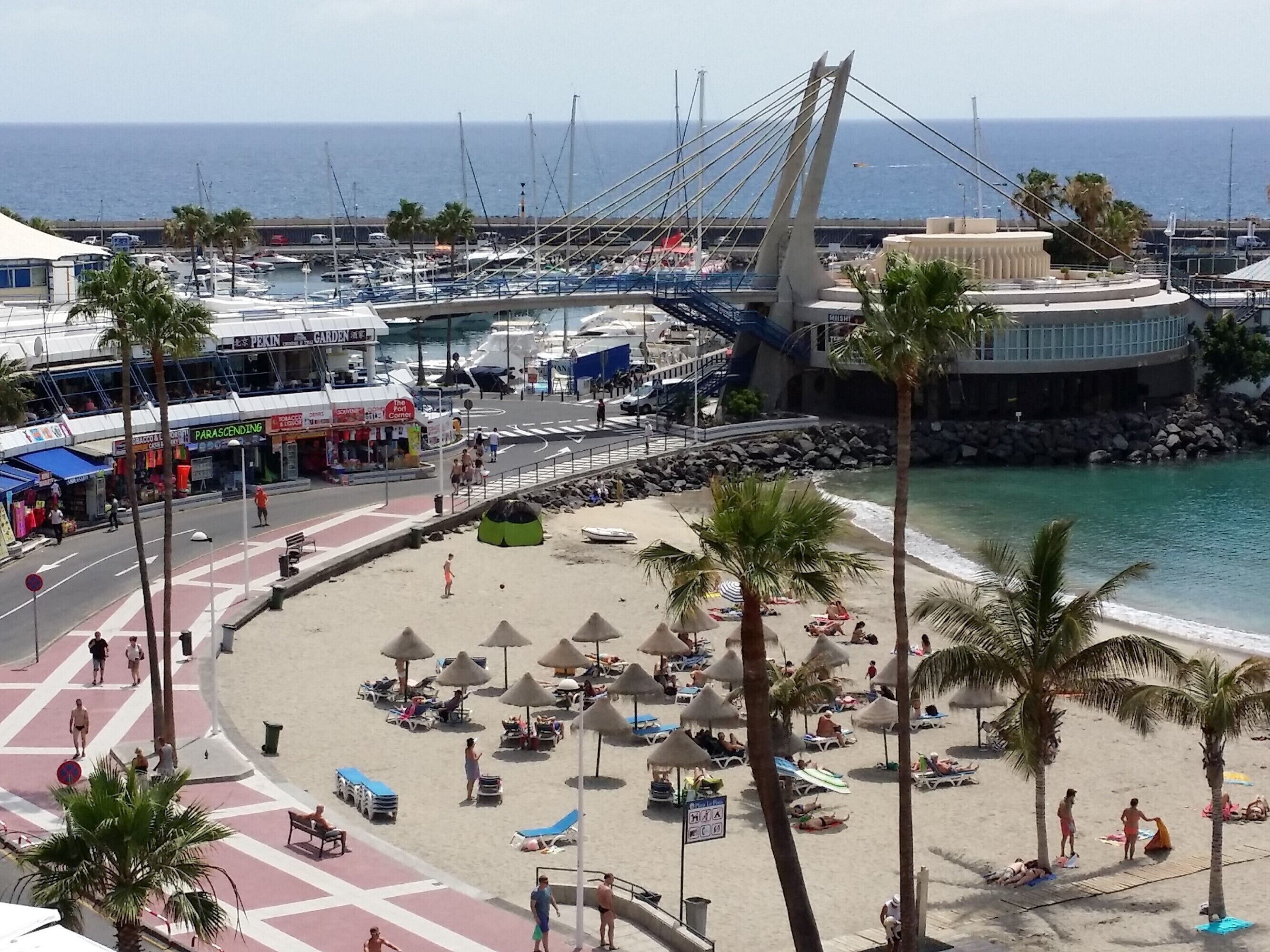 Vista a la playa o el mar