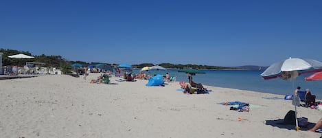 Camastros y toallas de playa