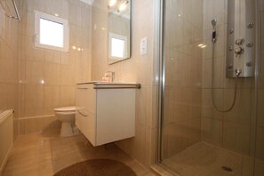 Shower, hair dryer