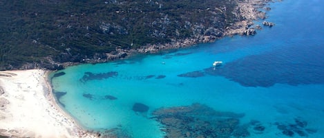 Playa en los alrededores y camastros