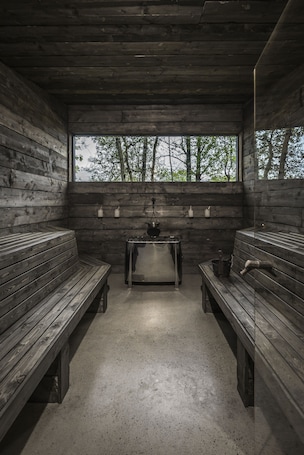 Sauna, hot tub, steam room, hot springs