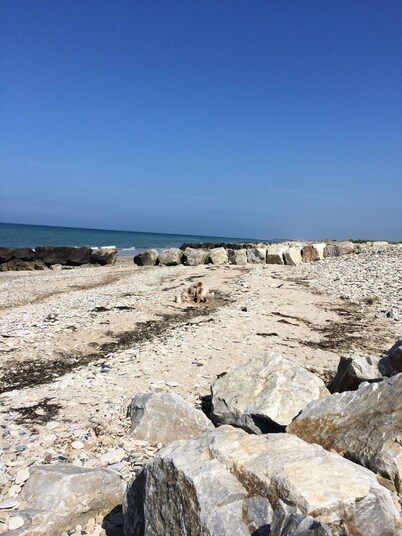 Quai Ouest: 2/4p rental 100m from Goldbeach beach