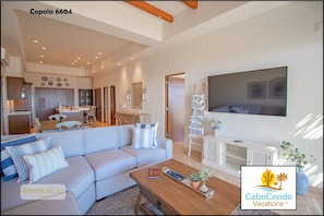 TV, fireplace, stereo