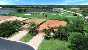 Aerial view - Immaculate 3 bedroom home in Naples, Fl (Naples)