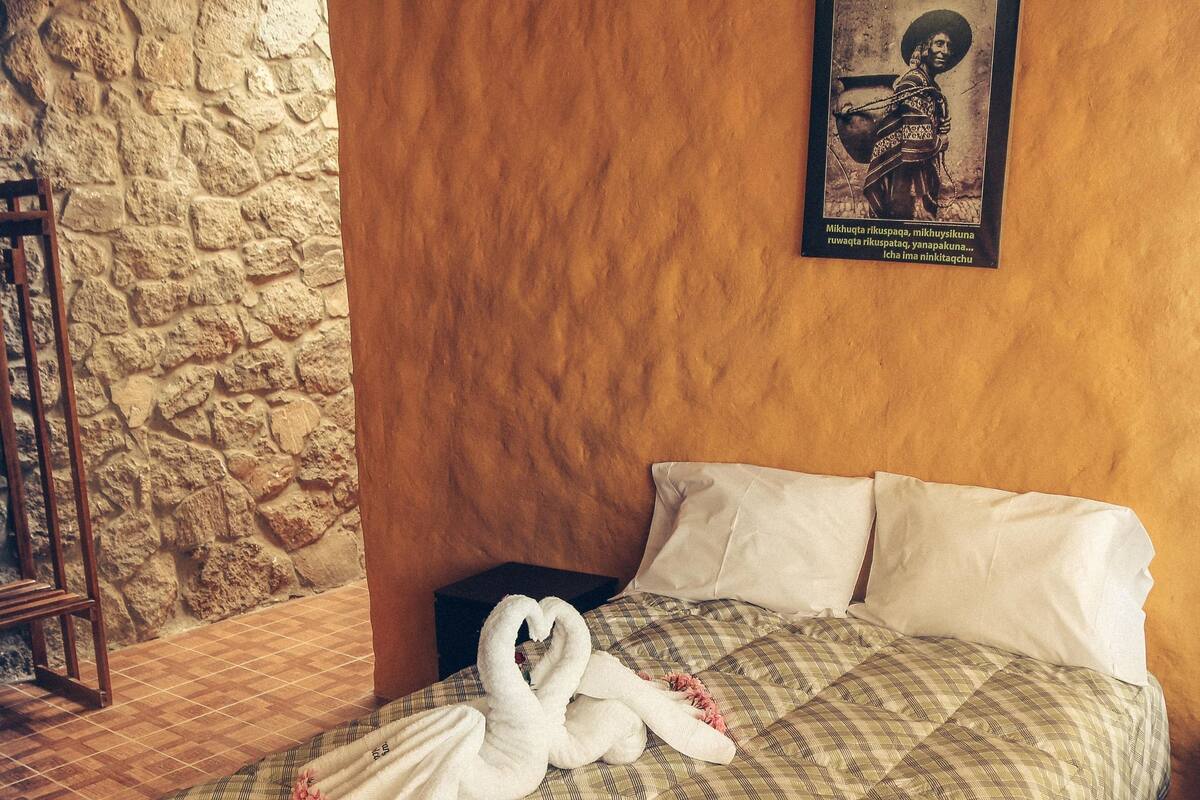 Literie hypoallergénique, couette en duvet d'oie, bureau