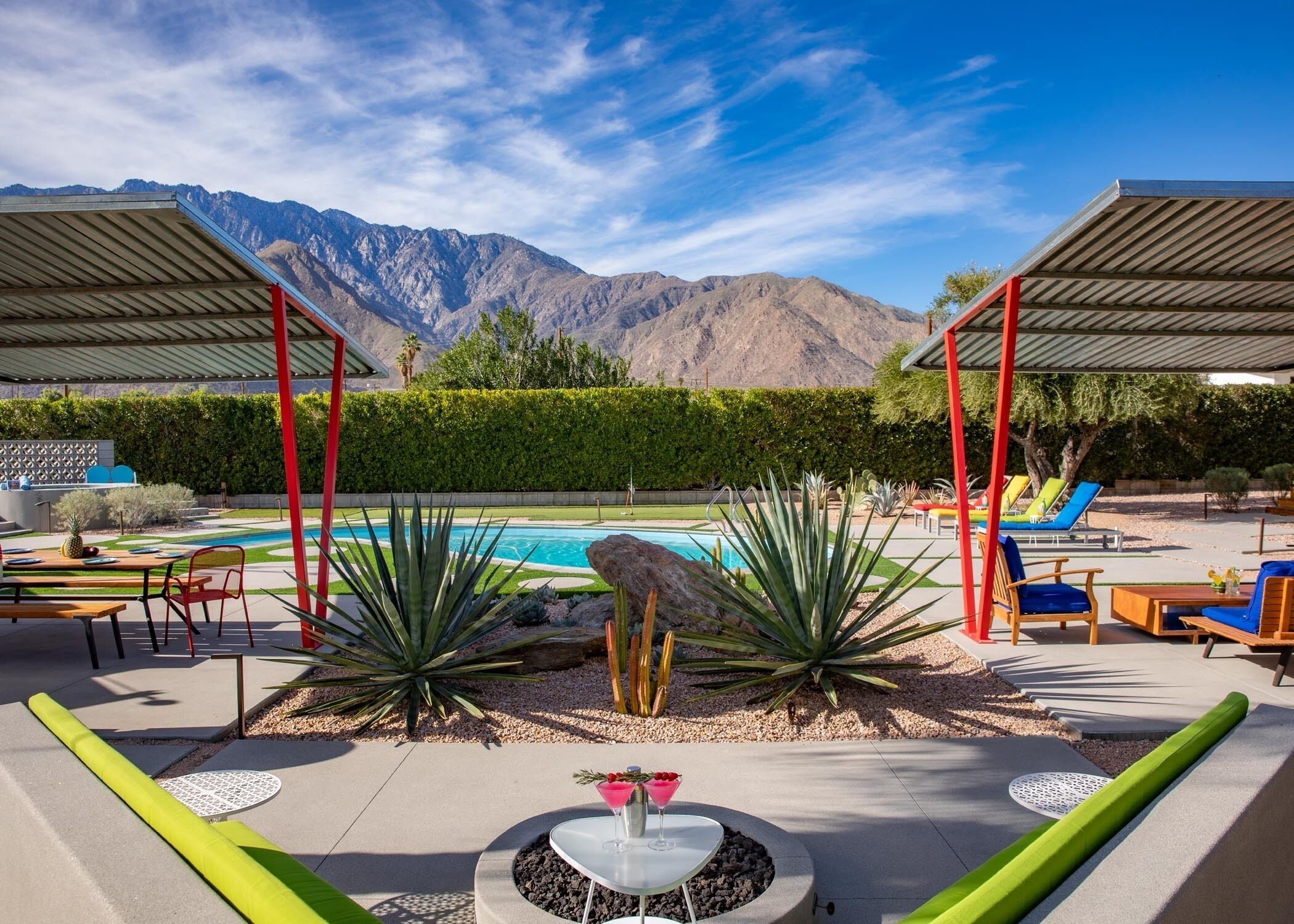 Panoramic San Jacinto Mountain views 