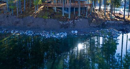Waterfront Island Cabin with Pontoon Boat
