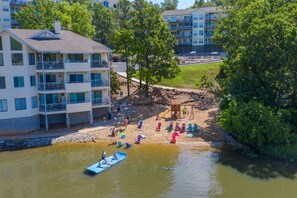 Beach - Bldg 10-Large DECK-2 Pools/Sandy Beach Area - Main Channel view
Boat slip avail. (Osage Beach)
