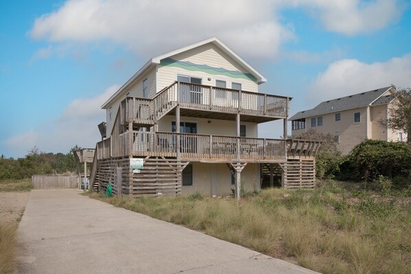 Exterior - 3218 - Swab The Duck, Duck beach cottage with ocean and sound views and private pool (Duck)